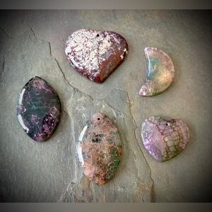 Assorted Agate Gemstone Pendants